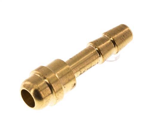 4 mm Brass Hose Barb without Union Nut (G1/8'') 11mm [10 Pieces]
