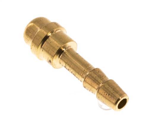 Embout de tuyau en laiton de 4 mm sans écrou d'accouplement (G1/8'') 11mm [10 pièces].