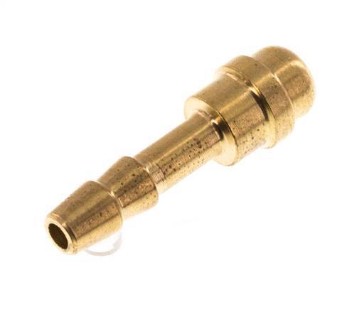 Embout de tuyau en laiton de 4 mm sans écrou d'accouplement (G1/8'') 11mm [10 pièces].
