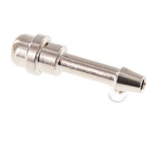 4 mm nickel plated Brass Hose Barb without Union Nut (G1/8'') 11mm [5 Pieces]