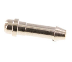 Embout de tuyau en laiton nickelé de 6 mm (1/4'') sans écrou d'accouplement (G1/8'') 11mm [5 pièces].
