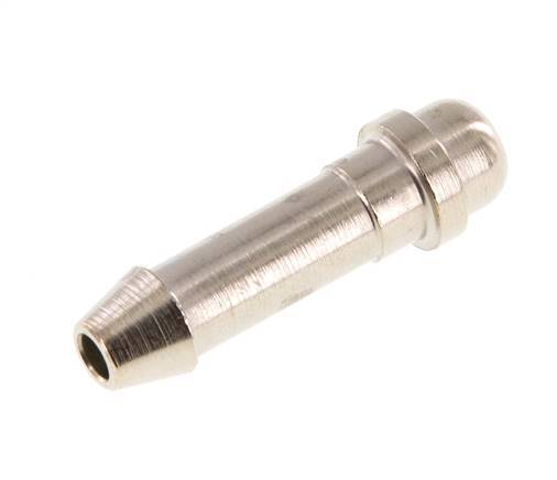 Embout de tuyau en laiton nickelé de 6 mm (1/4'') sans écrou d'accouplement (G1/8'') 11mm [5 pièces].