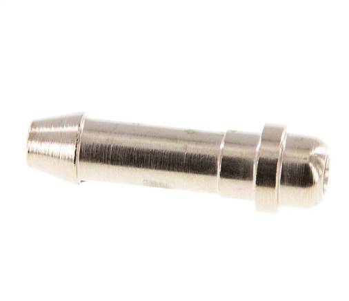 Embout de tuyau en laiton nickelé de 6 mm (1/4'') sans écrou d'accouplement (G1/8'') 11mm [5 pièces].