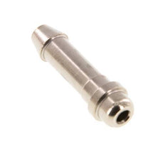 Embout de tuyau en laiton nickelé de 6 mm (1/4'') sans écrou d'accouplement (G1/8'') 11mm [5 pièces].