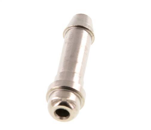 Embout de tuyau en laiton nickelé de 6 mm (1/4'') sans écrou d'accouplement (G1/8'') 11mm [5 pièces].