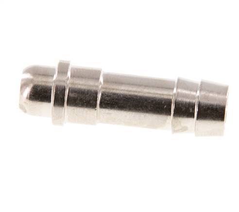 Embout de tuyau en laiton nickelé de 9 mm (3/8'') sans écrou-raccord (G1/4'') 15.5mm [5 Pièces].