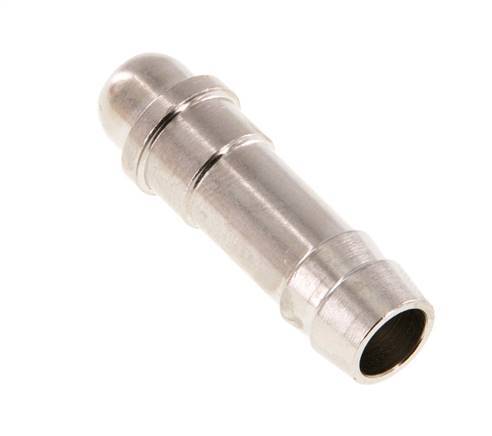 Embout de tuyau en laiton nickelé de 9 mm (3/8'') sans écrou-raccord (G1/4'') 15.5mm [5 Pièces].