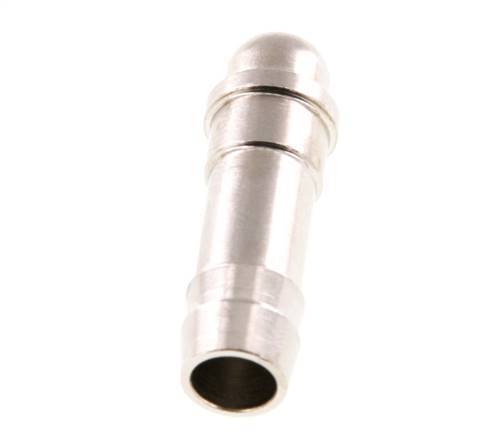 Embout de tuyau en laiton nickelé de 9 mm (3/8'') sans écrou-raccord (G1/4'') 15.5mm [5 Pièces].