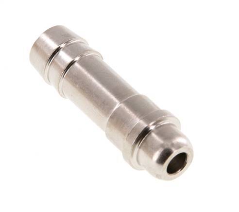 Embout de tuyau en laiton nickelé de 9 mm (3/8'') sans écrou-raccord (G1/4'') 15.5mm [5 Pièces].