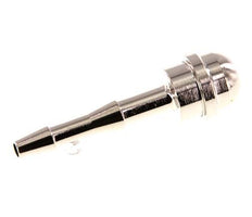 Embout de tuyau en laiton nickelé de 4 mm sans écrou d'accouplement (G3/8'') 14.5mm [2 Pièces].