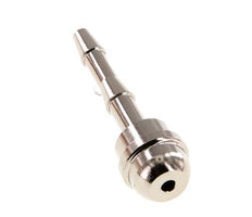 Embout de tuyau en laiton nickelé de 4 mm sans écrou d'accouplement (G3/8'') 14.5mm [2 Pièces].