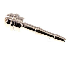 Embout de tuyau en laiton nickelé de 4 mm sans écrou d'accouplement (G3/8'') 14.5mm [2 Pièces].