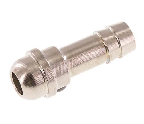 Embout de tuyau en laiton nickelé de 9 mm (3/8'') sans écrou d'accouplement (G3/8'') 14.5mm [5 Pièces].