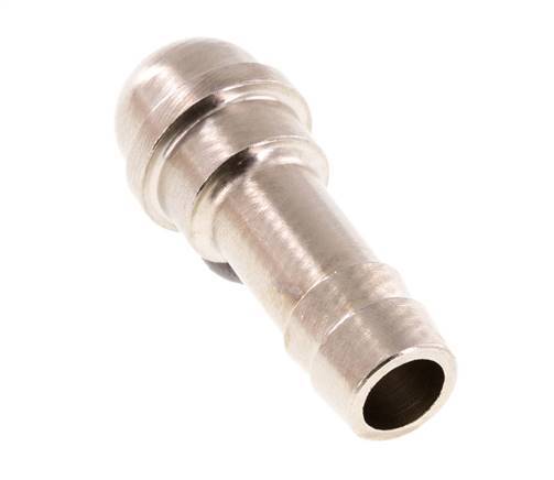 Embout de tuyau en laiton nickelé de 9 mm (3/8'') sans écrou d'accouplement (G3/8'') 14.5mm [5 Pièces].