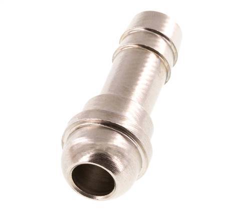 Embout de tuyau en laiton nickelé de 9 mm (3/8'') sans écrou d'accouplement (G3/8'') 14.5mm [5 Pièces].