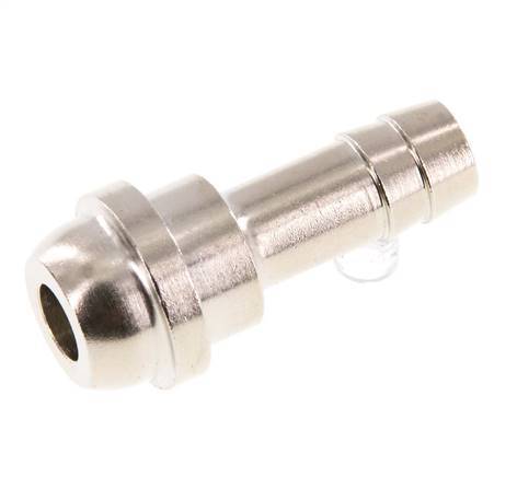 9 mm (3/8'') laiton nickelé Raccord cannelé sans écrou-raccord (G1/2'') 19.5mm [2 Pièces]