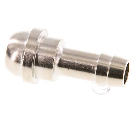 9 mm (3/8'') laiton nickelé Raccord cannelé sans écrou-raccord (G1/2'') 19.5mm [2 Pièces]
