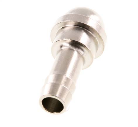 9 mm (3/8'') laiton nickelé Raccord cannelé sans écrou-raccord (G1/2'') 19.5mm [2 Pièces]