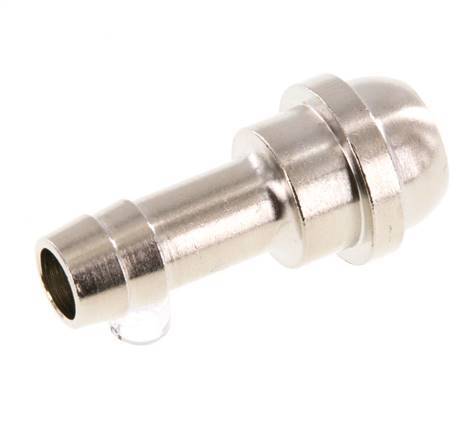 9 mm (3/8'') laiton nickelé Raccord cannelé sans écrou-raccord (G1/2'') 19.5mm [2 Pièces]