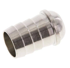 Embout de tuyau en laiton nickelé de 19 mm (3/4'') sans écrou d'accouplement (G3/4'') 13.5mm [2 Pièces].