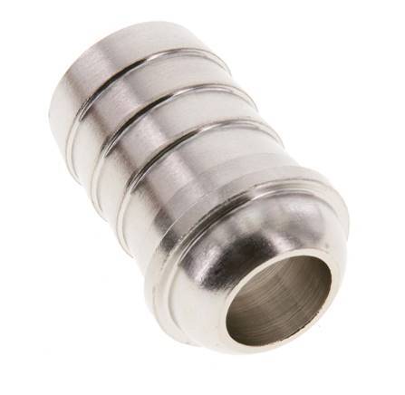 Embout de tuyau en laiton nickelé de 19 mm (3/4'') sans écrou d'accouplement (G3/4'') 13.5mm [2 Pièces].