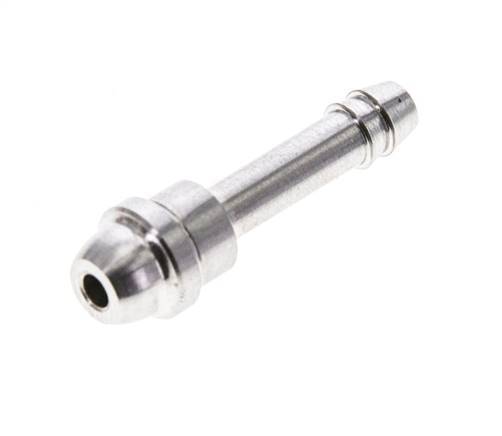 Barre de tuyau en acier inoxydable de 4 mm sans écrou-raccord (G1/8'') 12mm