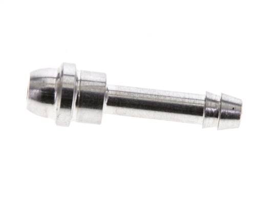Barre de tuyau en acier inoxydable de 4 mm sans écrou-raccord (G1/8'') 12mm