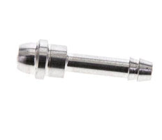 Barre de tuyau en acier inoxydable de 4 mm sans écrou-raccord (G1/8'') 12mm