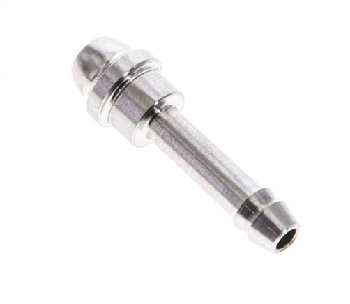 Barre de tuyau en acier inoxydable de 4 mm sans écrou-raccord (G1/8'') 12mm