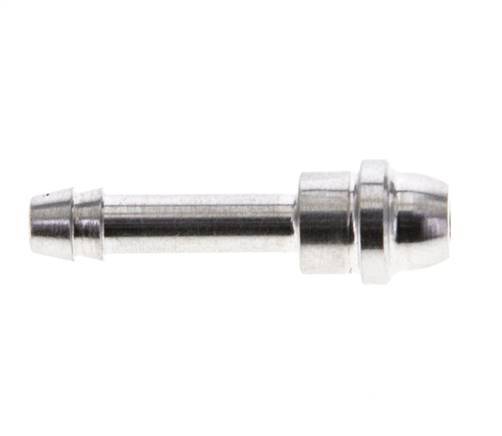 Barre de tuyau en acier inoxydable de 4 mm sans écrou-raccord (G1/8'') 12mm