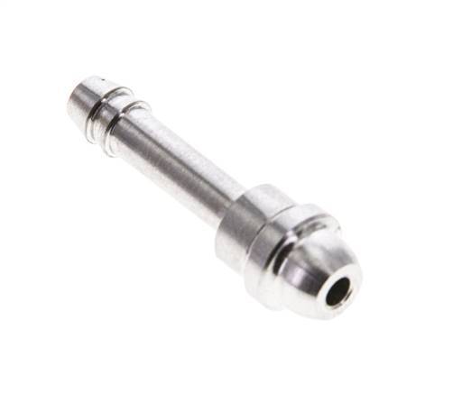 Barre de tuyau en acier inoxydable de 4 mm sans écrou-raccord (G1/8'') 12mm
