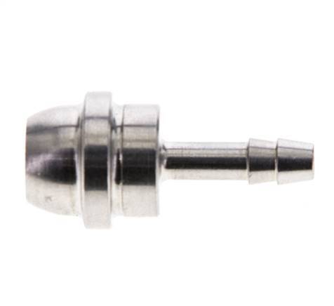 Raccord cannelé en acier inoxydable de 4 mm sans écrou-raccord (G3/8'')