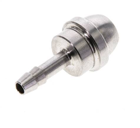Raccord cannelé en acier inoxydable de 4 mm sans écrou-raccord (G3/8'')