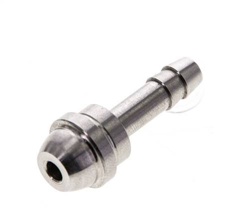 Raccord cannelé en acier inoxydable de 6 mm (1/4'') sans écrou-raccord (G3/8'')