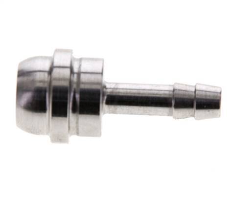 6 mm (1/4'') Stainless Steel Hose Barb without Union Nut (G1/2'')