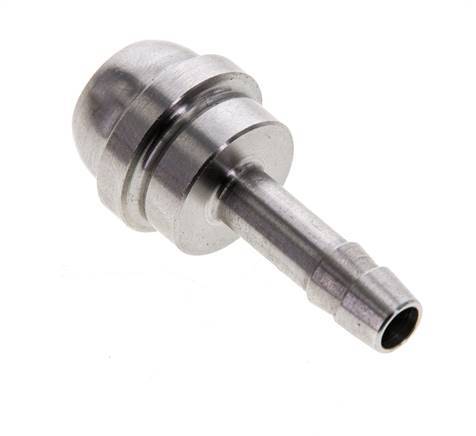 Raccord cannelé en acier inoxydable de 6 mm (1/4'') sans écrou-raccord (G1/2'')
