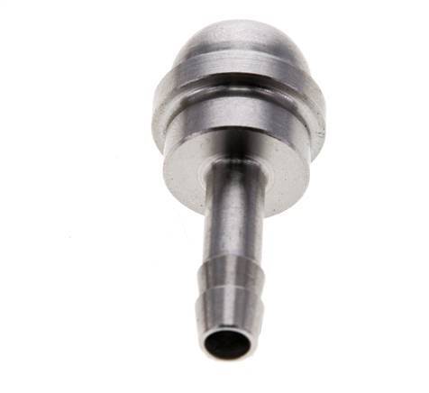 Raccord cannelé en acier inoxydable de 6 mm (1/4'') sans écrou-raccord (G1/2'')