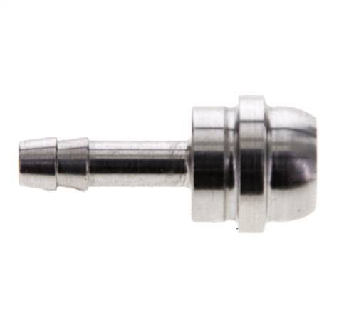Raccord cannelé en acier inoxydable de 6 mm (1/4'') sans écrou-raccord (G1/2'')