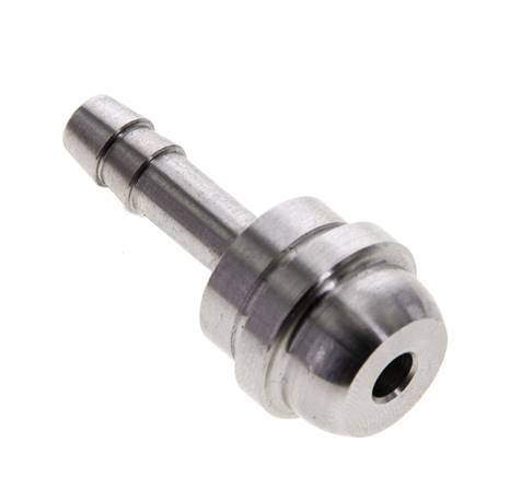 Raccord cannelé en acier inoxydable de 6 mm (1/4'') sans écrou-raccord (G1/2'')