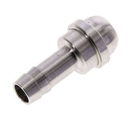 Raccord cannelé en acier inoxydable de 9 mm (3/8'') sans écrou-raccord (G1/2'')