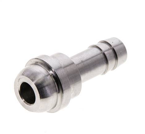 Raccord cannelé en acier inoxydable de 9 mm (3/8'') sans écrou-raccord (G1/2'')