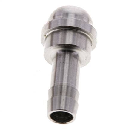 Raccord cannelé en acier inoxydable de 9 mm (3/8'') sans écrou-raccord (G1/2'')