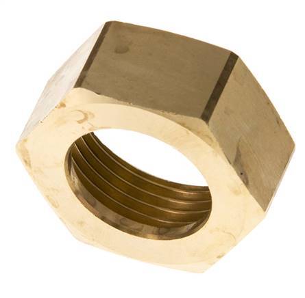 Écrou-raccord en laiton de 19 mm (G1'') L17 mm