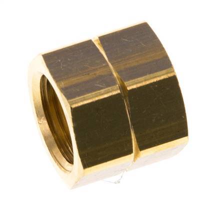 Ecrou union en laiton 9mm (G1/4'' LH) L15.5mm [5 pièces]