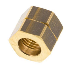 Ecrou union en laiton 9mm (G1/4'' LH) L15.5mm [5 pièces]