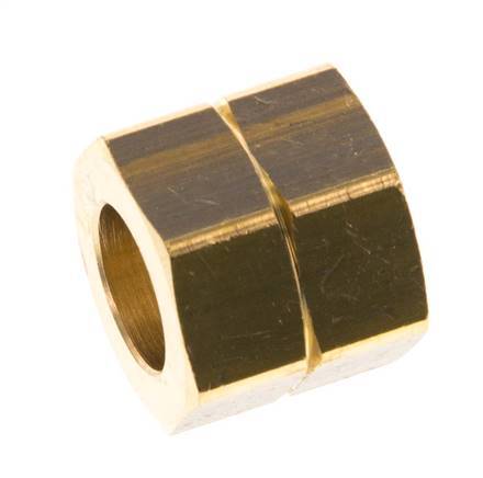 Ecrou union en laiton 9mm (G1/4'' LH) L15.5mm [5 pièces]