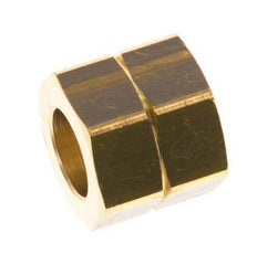 9mm (G1/4'' LH) Brass Union Nut L15.5mm [5 Pieces]