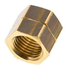 Ecrou union en laiton 9mm (G1/4'' LH) L15.5mm [5 pièces]