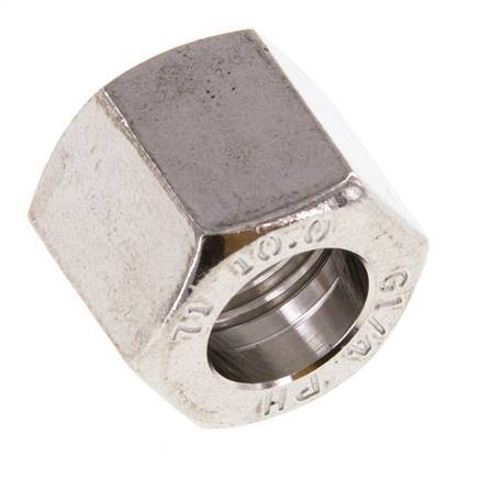 Écrou-raccord en acier inoxydable 4/6/9mm (G1/4'') L14.5mm [2 Pièces].