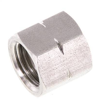 4/6/9mm (G1/4'' LH) Acier Inoxydable Écrou Union L15mm
